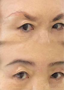 眉毛互勉模特