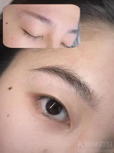 眉毛互勉模特